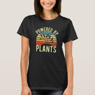 Vintage Powered Plants Vegetarian Vegan Workout Pr T-Shirt