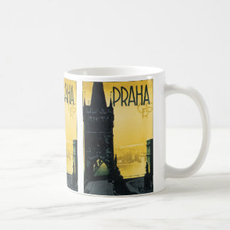 Vintage Praha Poster Coffee Mug