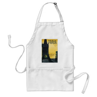 Vintage Praha Poster Standard Apron