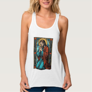 Vintage Praying Religious Figure Vector Shirt Desi