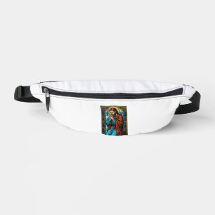 Vintage Praying Religious Figure Vector Shirt Desi Bum Bags