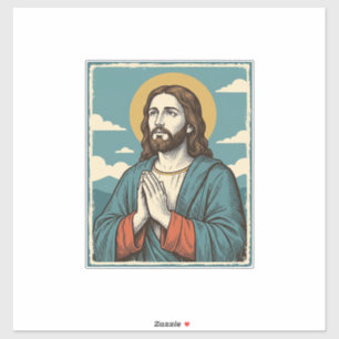 Vintage Praying Saviour Religious Shirt Design_1