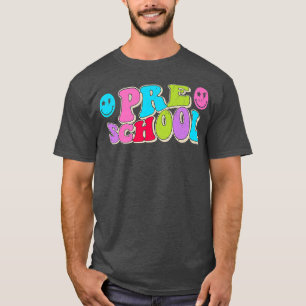 Vintage Preschool Back To School Teacher Student K T-Shirt
