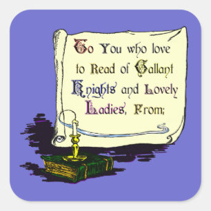 Vintage Presentation Bookplate Sticker