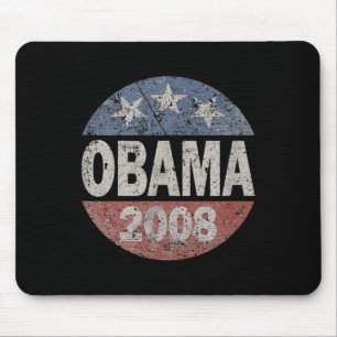 Vintage President Barack Obama 2008 Campaign Mouse Pad