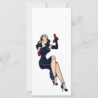 Vintage Pretty Blonde Retro Glamour Girl Pinup