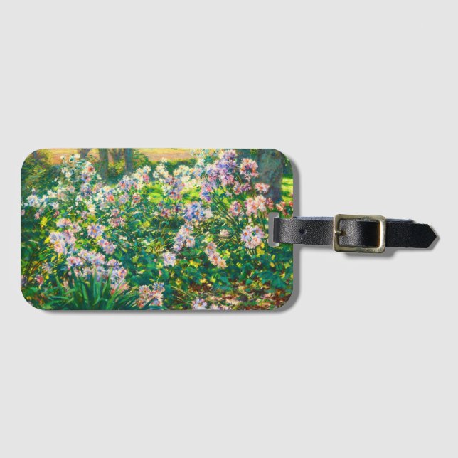 Vintage pretty flowers Windflowers illustration Luggage Tag (Front Horizontal)