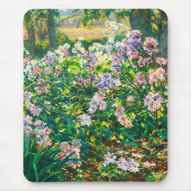 Vintage pretty flowers Windflowers illustration Mouse Pad (Front)
