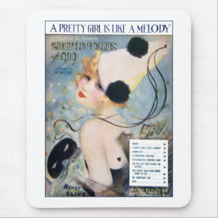 Vintage Pretty Girl is Like a Melody Mouse Pad