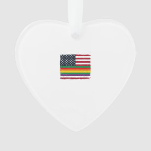 Vintage Pride Flag Distressed Vector Shirt Design_ Ornament