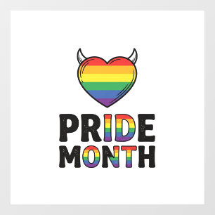 Vintage Pride Month Horned Heart Shirt Design_1