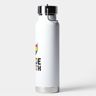 Vintage Pride Month Horned Heart Shirt Design_1 Water Bottle