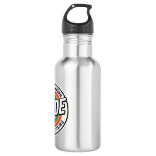 Vintage Pride Protest Rainbow Badge Vector Design_ 532 Ml Water Bottle
