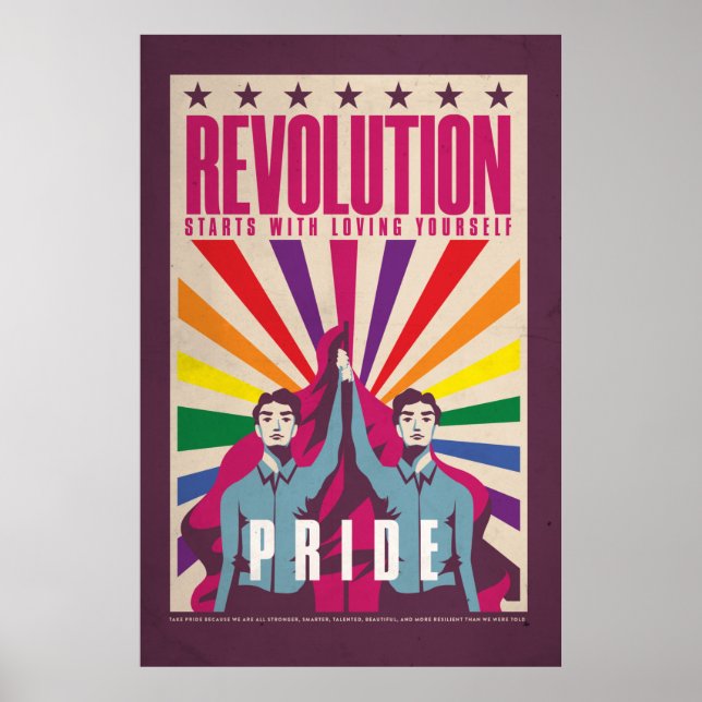 Vintage Pride Revolution Poster (Front)