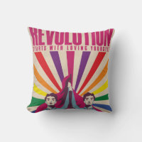 Vintage Pride Revolution Throw Pillow