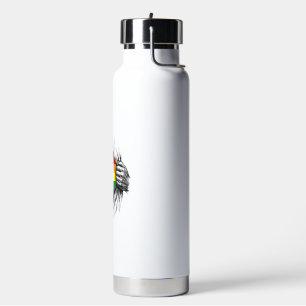 Vintage Pride Torn Shirt Vector Design_1 Water Bottle