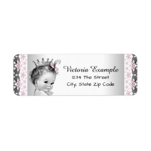 Vintage Princess Address Labels