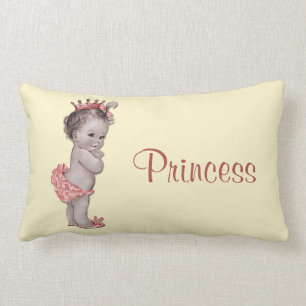 Vintage Princess Baby Lumbar Cushion