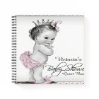 Vintage Princess Baby Shower Guest Book