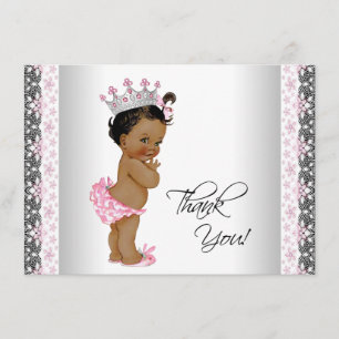 Vintage Princess Baby Shower Thank You