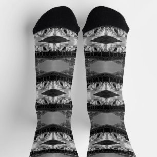Vintage Principality Monaco palace courtyard Socks