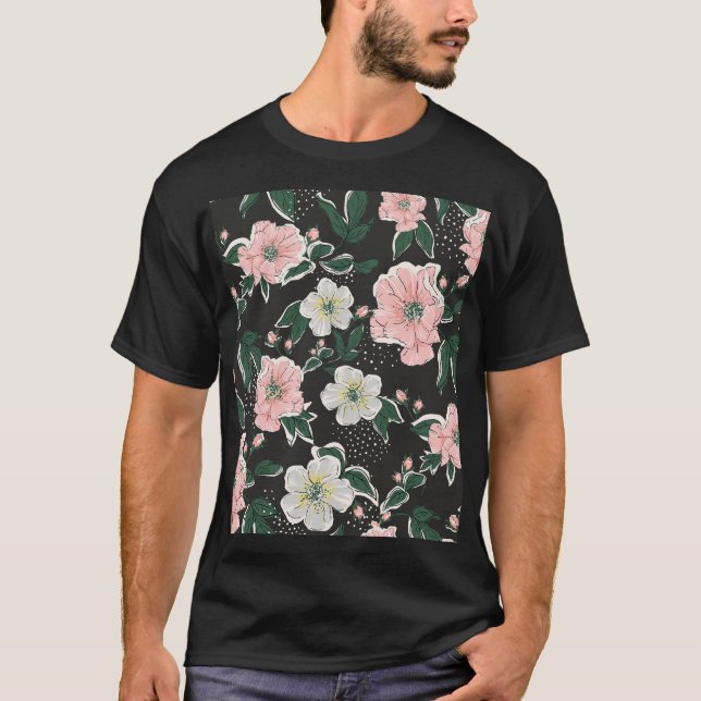 Vintage print: abstract pattern T-Shirt (Front)