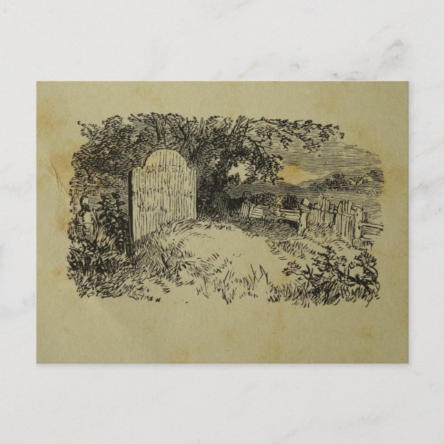 Vintage Print Postcard (Front)