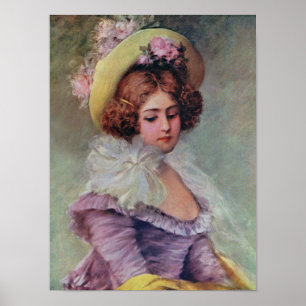 Vintage Print - Victorian Lady