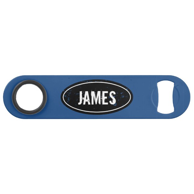 Vintage Pro Speed bottle opener personalised name (Front (Horizontal))