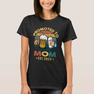 Vintage Promoted To Mom 2023 For New Mom First Tim T-Shirt