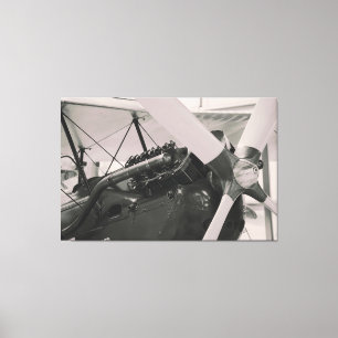 Vintage Propeller Plane Photographic Print. Canvas Print