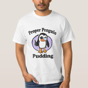 Vintage Proper Penguin Pudding T-Shirt