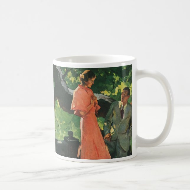 Vintage Proposal; Will You Marry Me? Coffee Mug (Right)