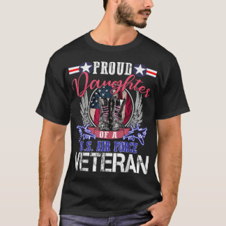 Vintage Proud Daughter Of A U.S. Air Force Veteran T-Shirt