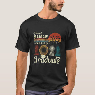 Vintage Proud Mamaw Of A Class Of 2022 Graduate Se T-Shirt