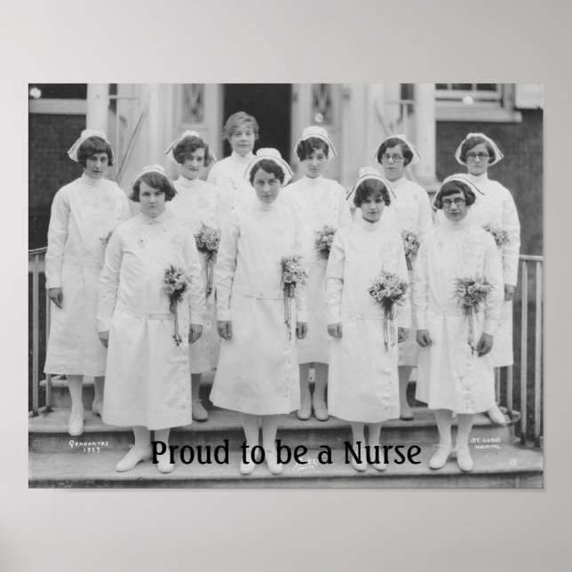 Vintage - Proud to be a Nurse, Poster (Front)