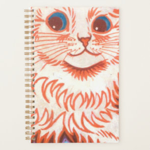 Vintage Psychedelic Cat By Louis Wain Planner
