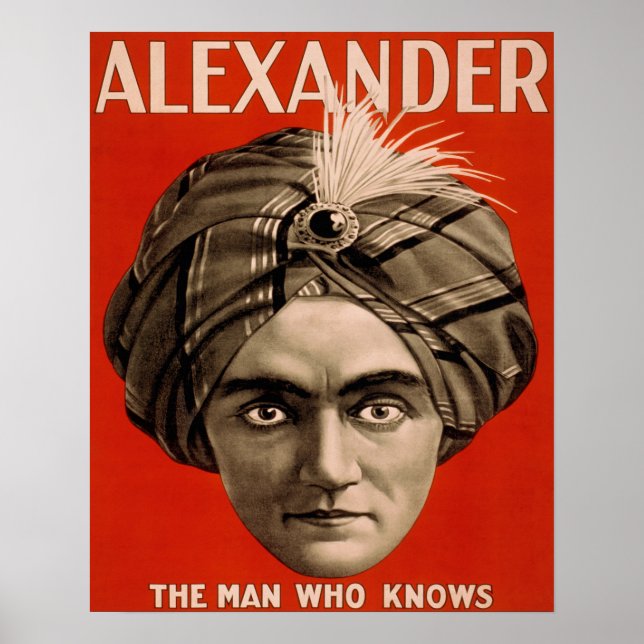 Vintage Psychic Poster (Front)