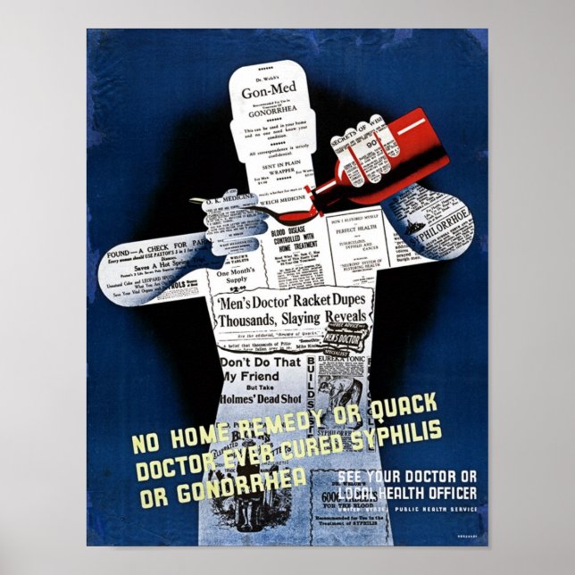 Vintage Public Health Poster (Front)