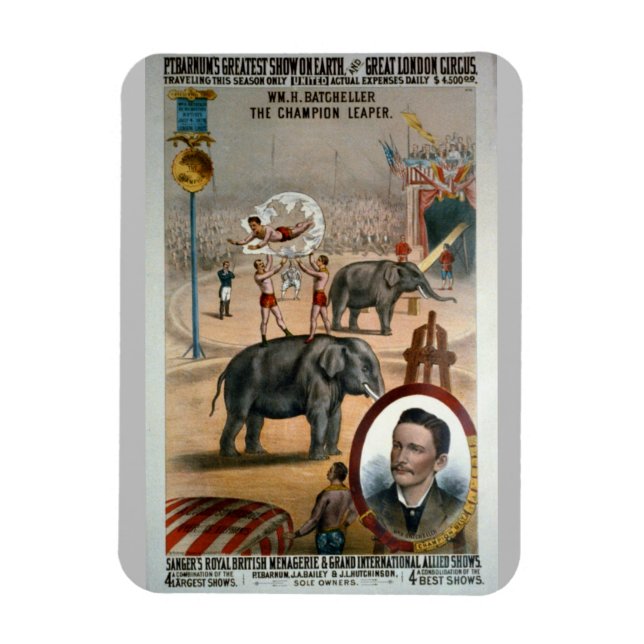 Vintage publicity poster - London Circus Magnet (Vertical)