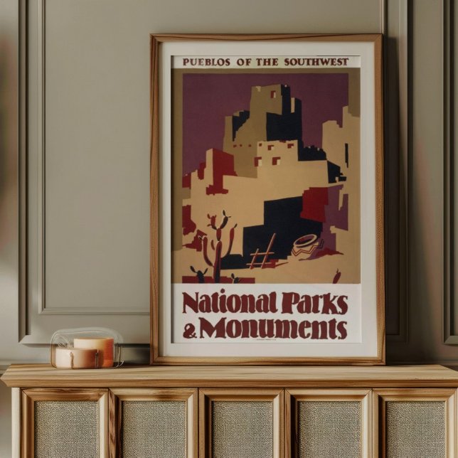 Vintage Pueblos of the Southwest National Park  Poster (Creator Uploaded)
