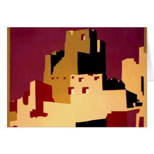 Vintage Pueblos of the Southwest WPA Poster Art