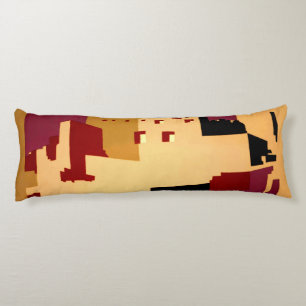 Vintage Pueblos of the Southwest WPA Poster Art Body Cushion