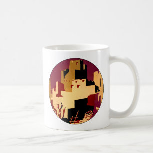 Vintage Pueblos of the Southwest WPA Poster Art Coffee Mug