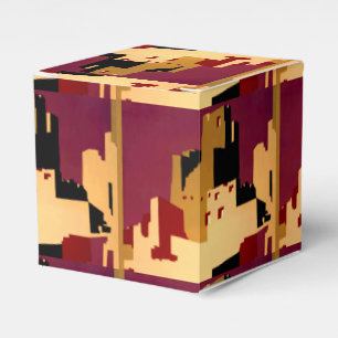 Vintage Pueblos of the Southwest WPA Poster Art Favour Box