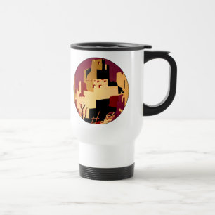 Vintage Pueblos of the Southwest WPA Poster Art Travel Mug