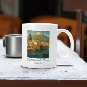 Vintage Puerto de la Cruz Tenerife Travel  Coffee Mug