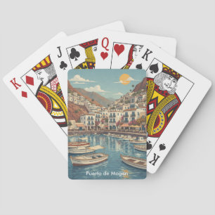 Vintage Puerto de Mogán Gran Canaria Canary Island Playing Cards