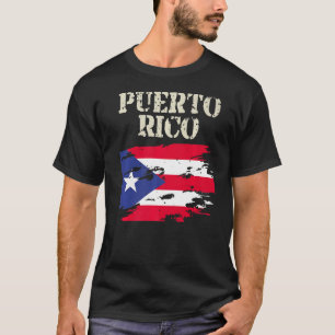 Vintage Puerto Rico Puerto Rican Flag ,Boricua Pre T-Shirt