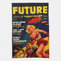Vintage Pulp Paperback Sci-Fi Space Girl Cover
